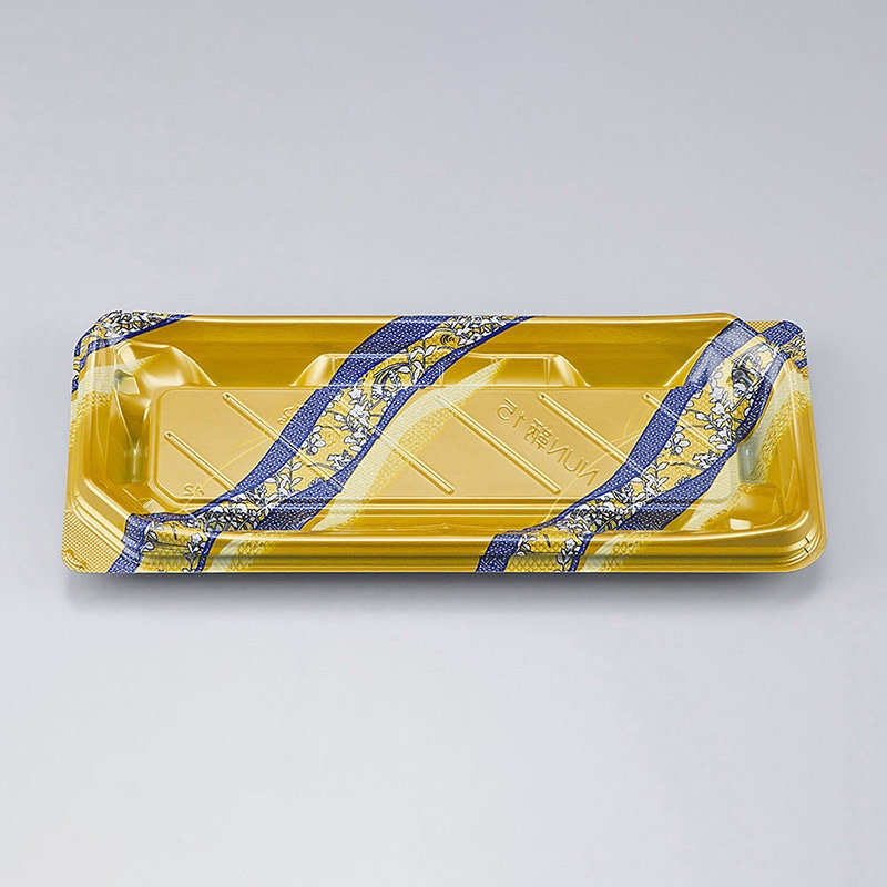 シーピー化成 寿司容器 NUN鞆 本体 15 さや波 50枚/袋(ご注文単位16袋)【直送品】