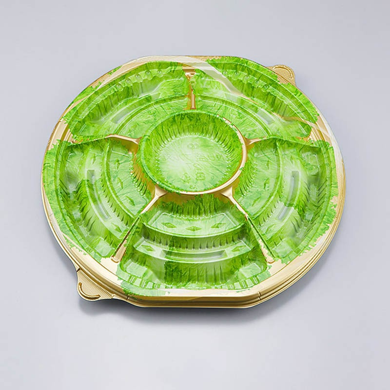 シーピー化成 オードブル容器　NU盛ブル丸　本体 27 ブリエ 10枚/袋（ご注文単位24袋）【直送品】