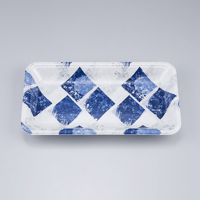 >シーピー化成 汎用トレー 新LQ 14-25 氷角紺 100枚/袋(ご注文単位15袋)【直送品】