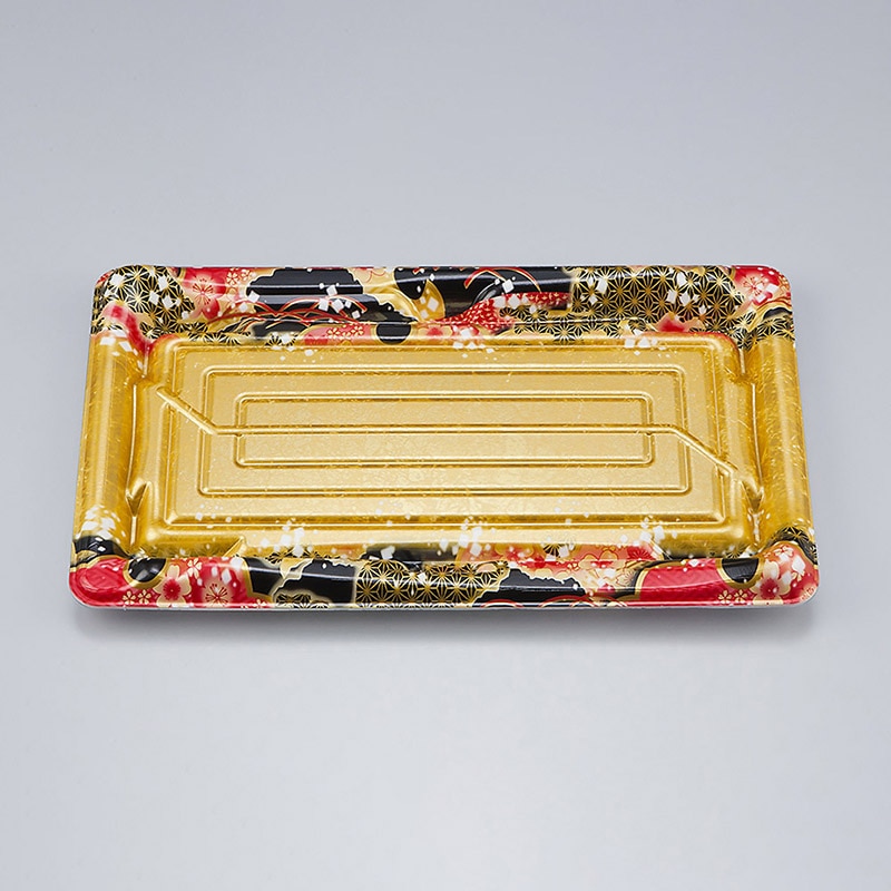 シーピー化成 寿司容器　SF鮨板　本体 25 国風金 50枚/袋（ご注文単位16袋）【直送品】