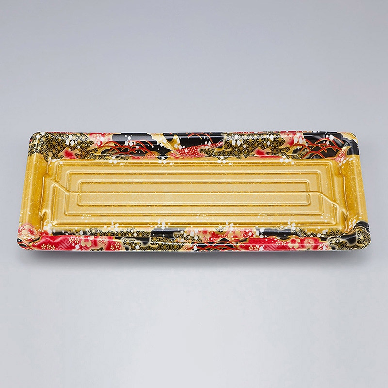 シーピー化成 寿司容器　SF鮨板　本体 28 国風金 50枚/袋（ご注文単位8袋）【直送品】