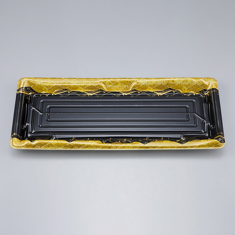 シーピー化成 寿司容器　SF鮨板　本体 28 菱蒔絵 50枚/袋（ご注文単位8袋）【直送品】