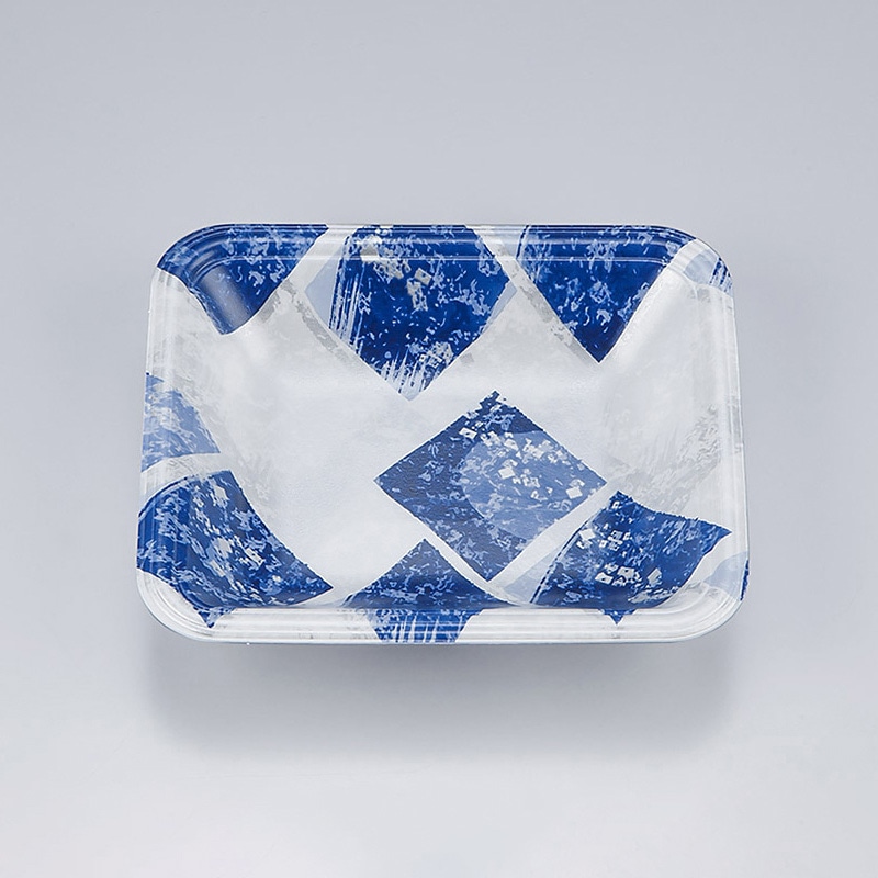 >シーピー化成 汎用トレー 新LF 13-30 氷角紺 100枚/袋(ご注文単位24袋)【直送品】