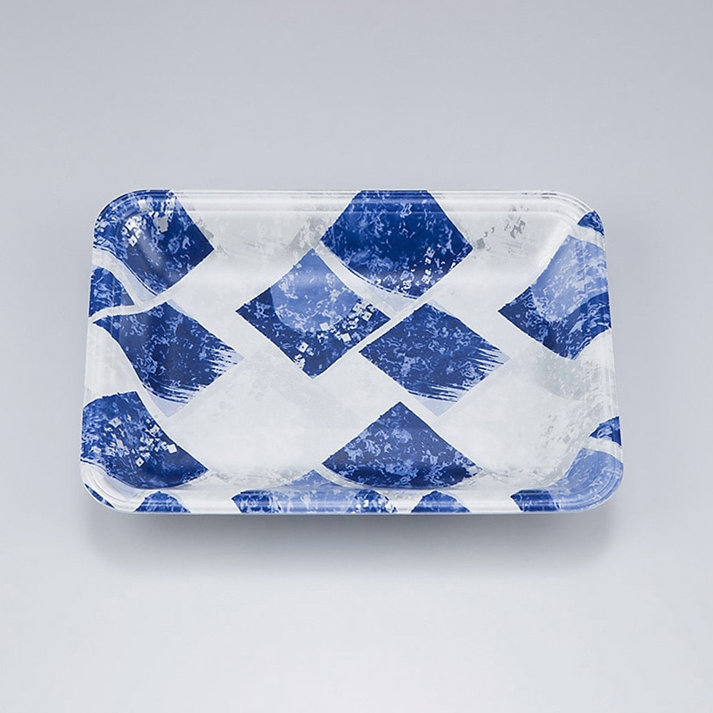 >シーピー化成 汎用トレー 新LL 15-25 氷角紺 100枚/袋(ご注文単位16袋)【直送品】