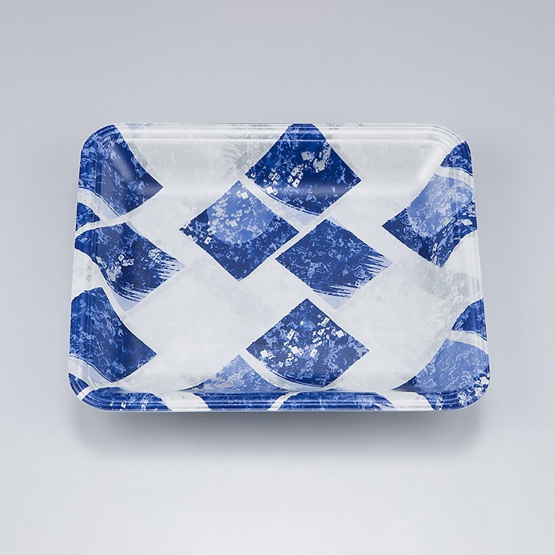 シーピー化成 汎用トレー 新LL 17-25 氷角紺 100枚/袋(ご注文単位12袋)【直送品】