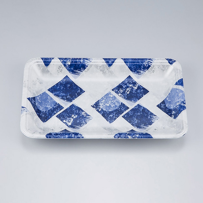 シーピー化成 汎用トレー 新LQ 15-25 氷角紺 100枚/袋(ご注文単位12袋)【直送品】