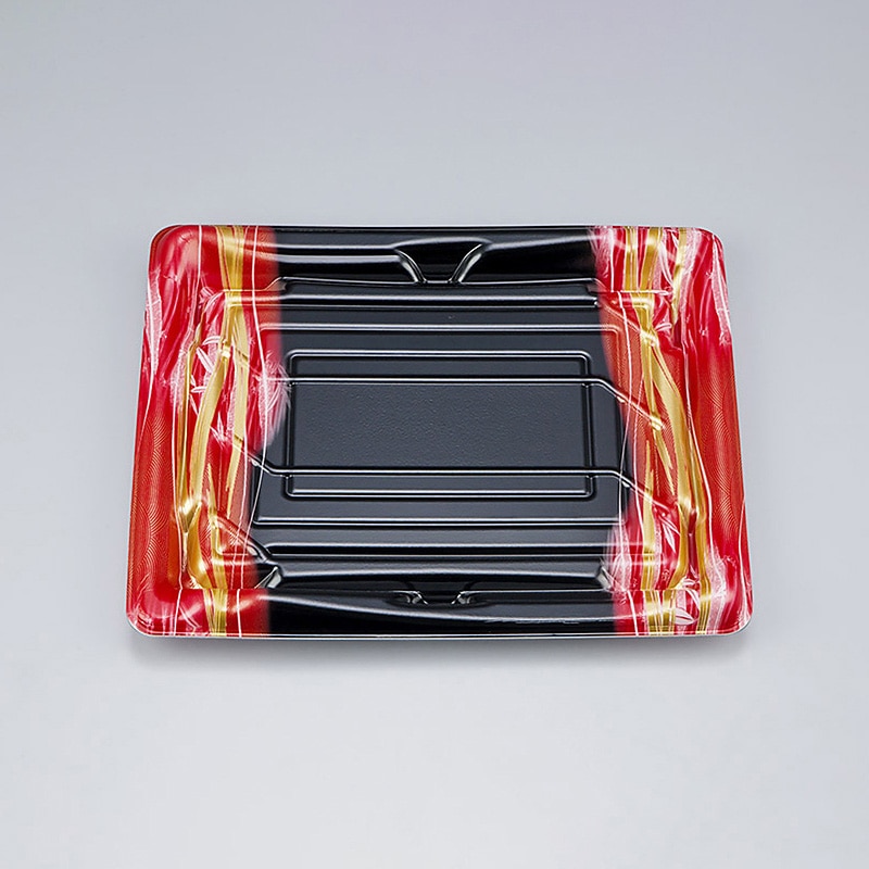 シーピー化成 寿司容器　SF鮨板　本体 34 そよ風赤 50枚/袋（ご注文単位12袋）【直送品】