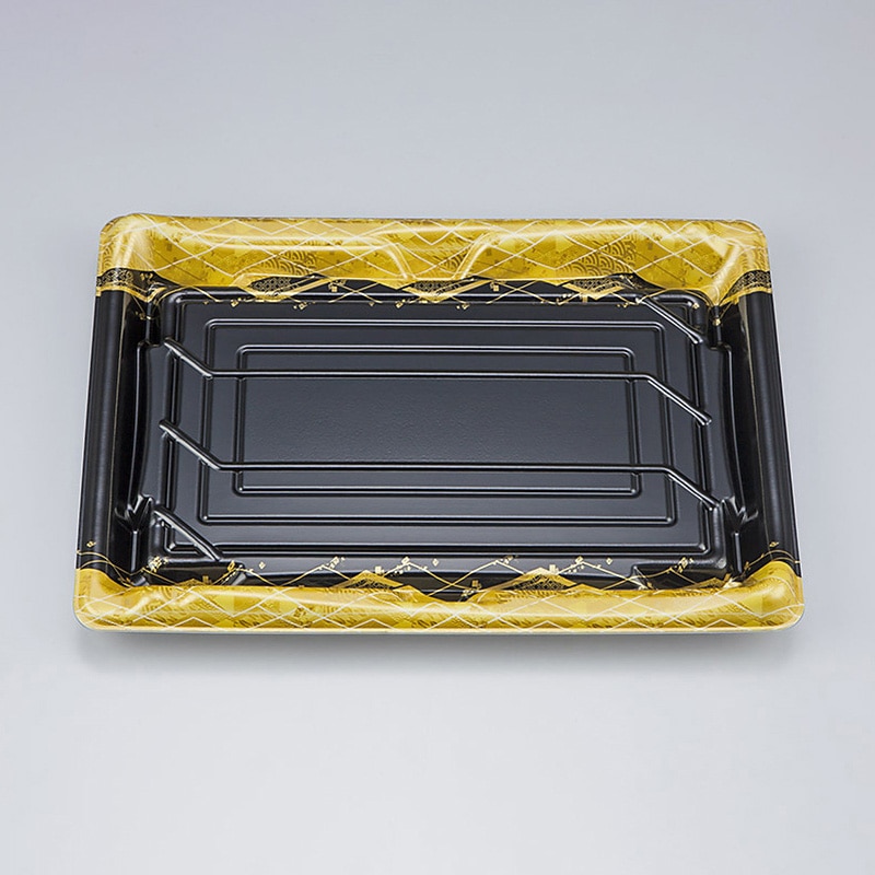 シーピー化成 寿司容器　SF鮨板　本体 35 菱蒔絵 50枚/袋（ご注文単位8袋）【直送品】