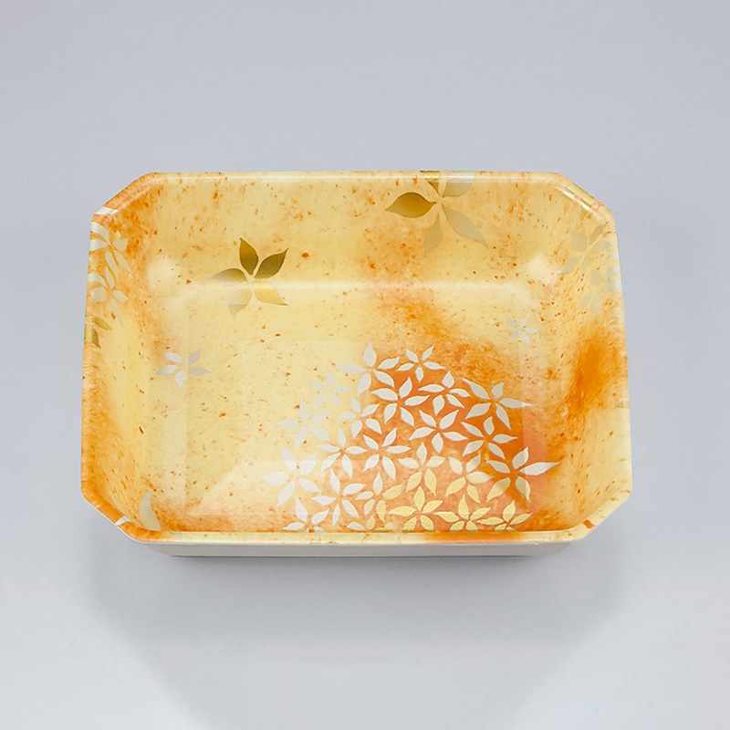 シーピー化成 惣菜用トレー V-惣菜35深 花里橙 50枚/袋（ご注文単位40袋）【直送品】