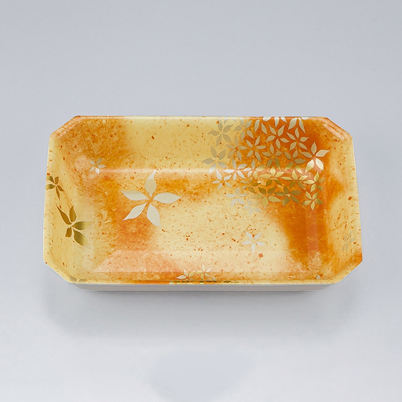 シーピー化成 惣菜用トレー V-惣菜37深 花里橙 50枚/袋(ご注文単位30袋)【直送品】