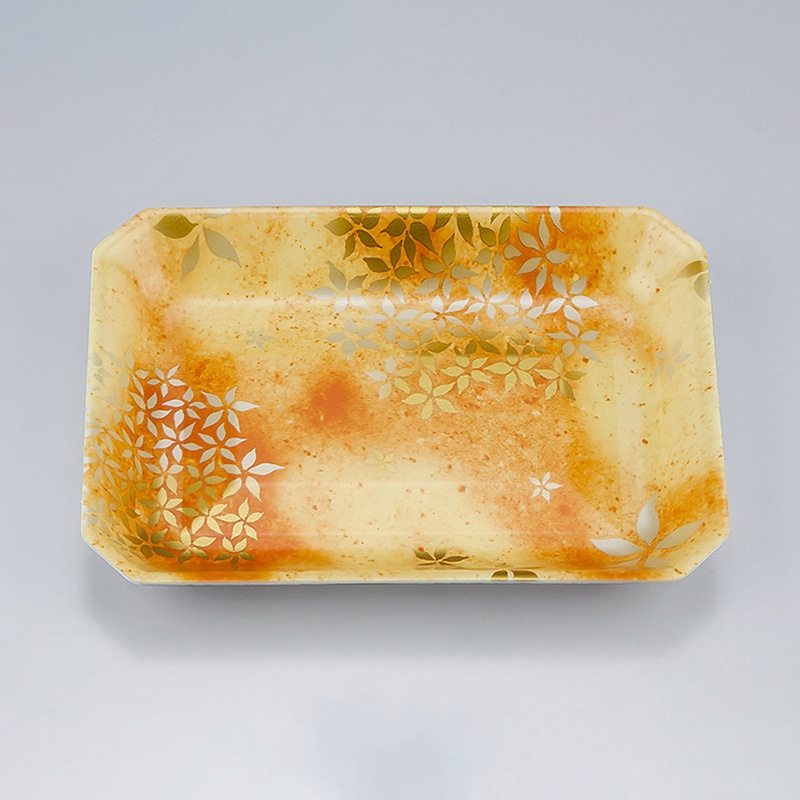 シーピー化成 惣菜用トレー V-惣菜38 花里橙 50枚/袋(ご注文単位30袋)【直送品】