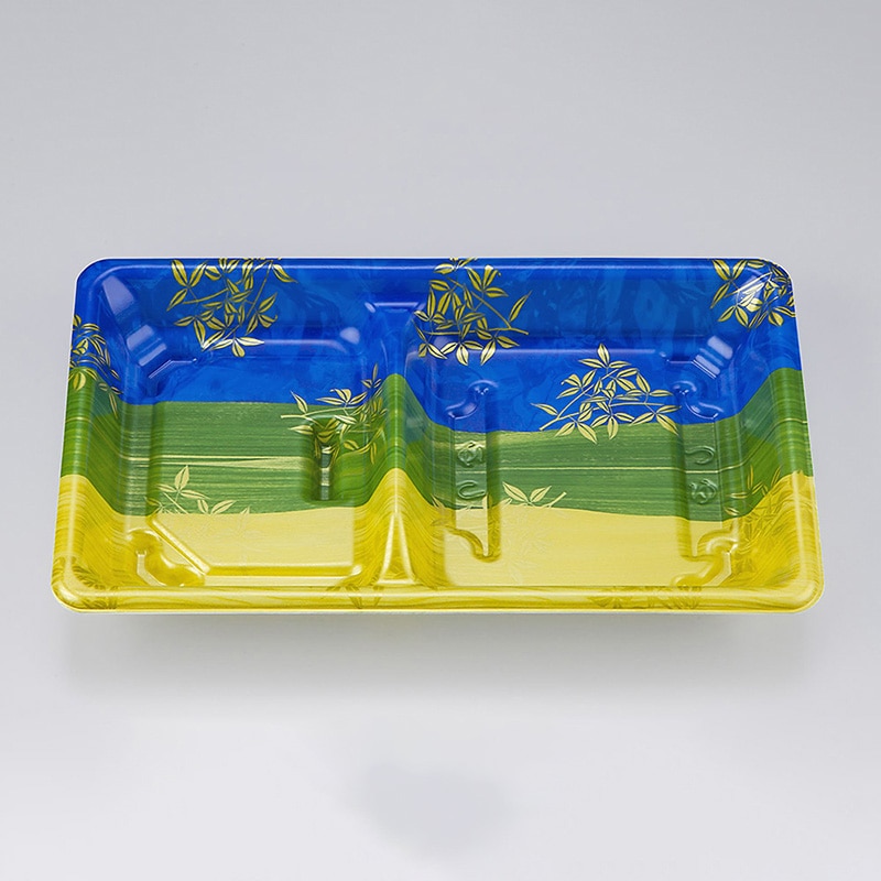 シーピー化成 麺セット容器 SF弁当 本体 57 錦上笹 50枚/袋(ご注文単位12袋)【直送品】