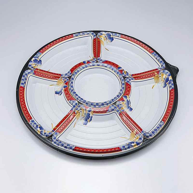 シーピー化成 オードブル容器　NUオードブル　本体 38 京錦 10枚/袋（ご注文単位12袋）【直送品】