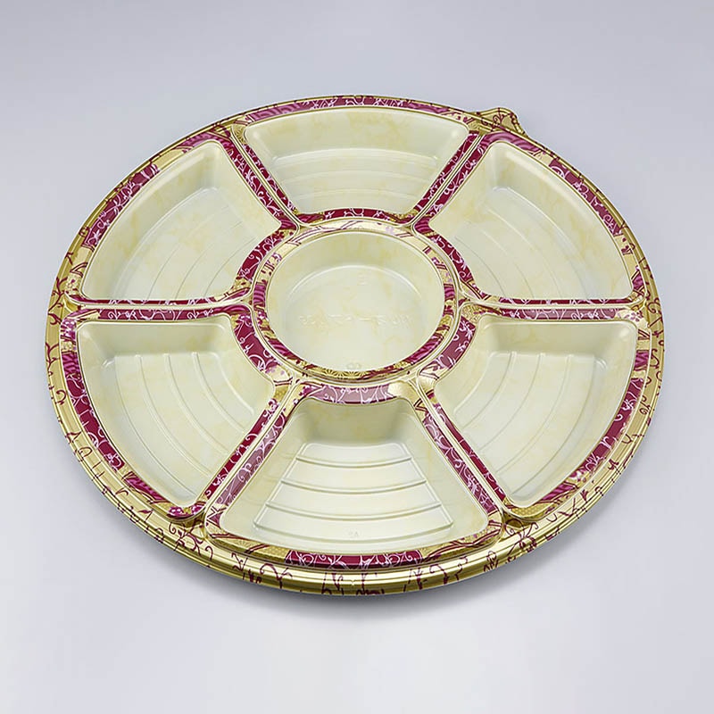 シーピー化成 オードブル容器 NUオードブル 本体 39 バロックW 10枚/袋(ご注文単位8袋)【直送品】