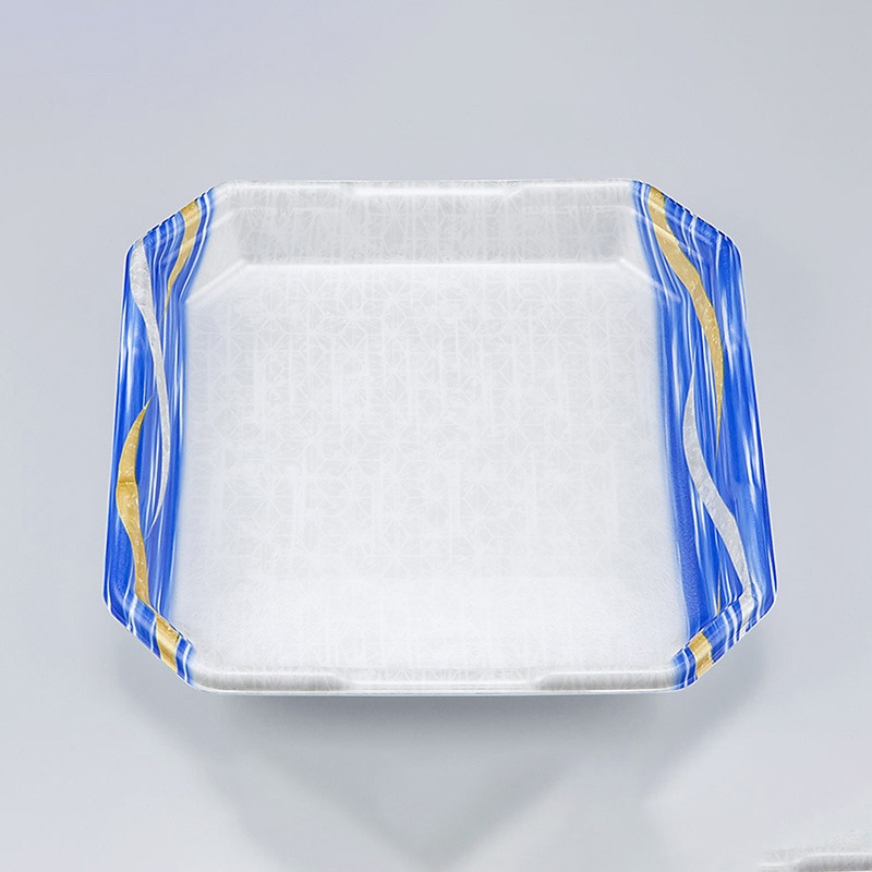 シーピー化成 精肉用トレー L-カク3 滝川青 50枚/袋（ご注文単位6袋）【直送品】