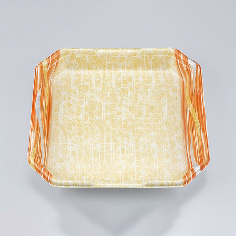 シーピー化成 精肉用トレー L-カク3 滝川橙 50枚/袋(ご注文単位6袋)【直送品】