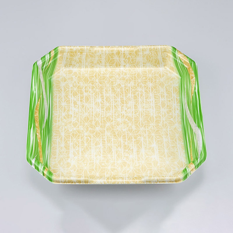 シーピー化成 精肉用トレー L-カク3 滝川緑 50枚/袋(ご注文単位6袋)【直送品】