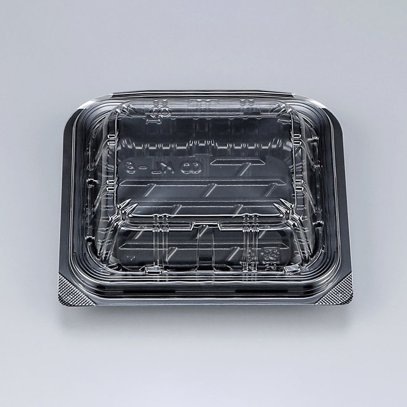 シーピー化成 食品容器 嵌合フードパック KL-8(N) 黒 50枚/袋