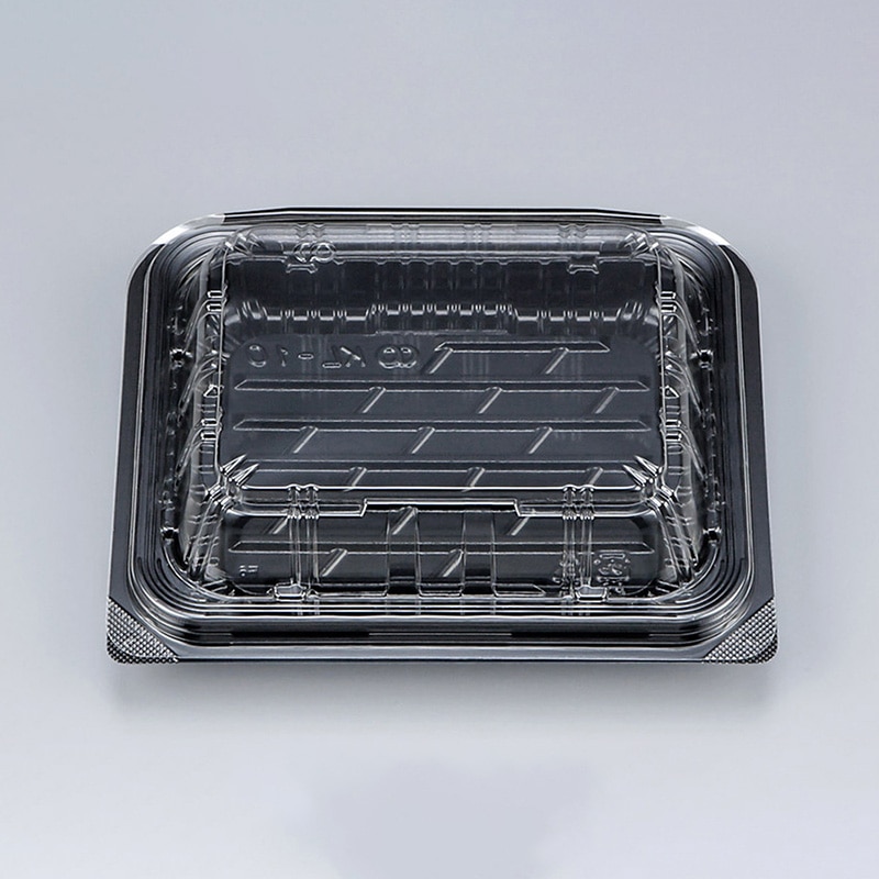 シーピー化成 嵌合フードパック KL-10（N） 黒 50枚/袋（ご注文単位24袋）【直送品】