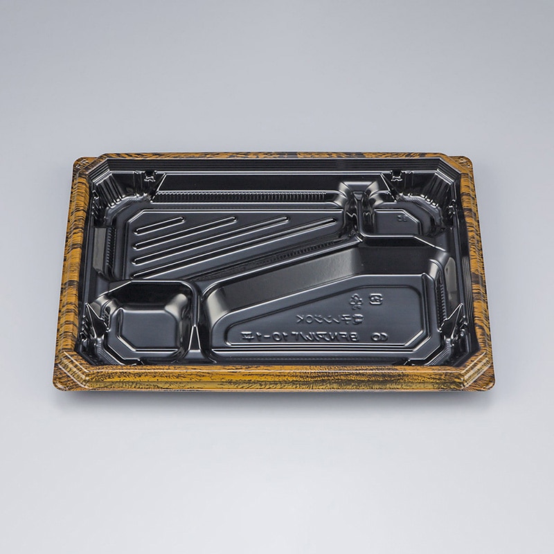 シーピー化成 弁当容器 BFNアルバ 本体 10-1平 グリル 50枚/袋(ご注文単位8袋)【直送品】