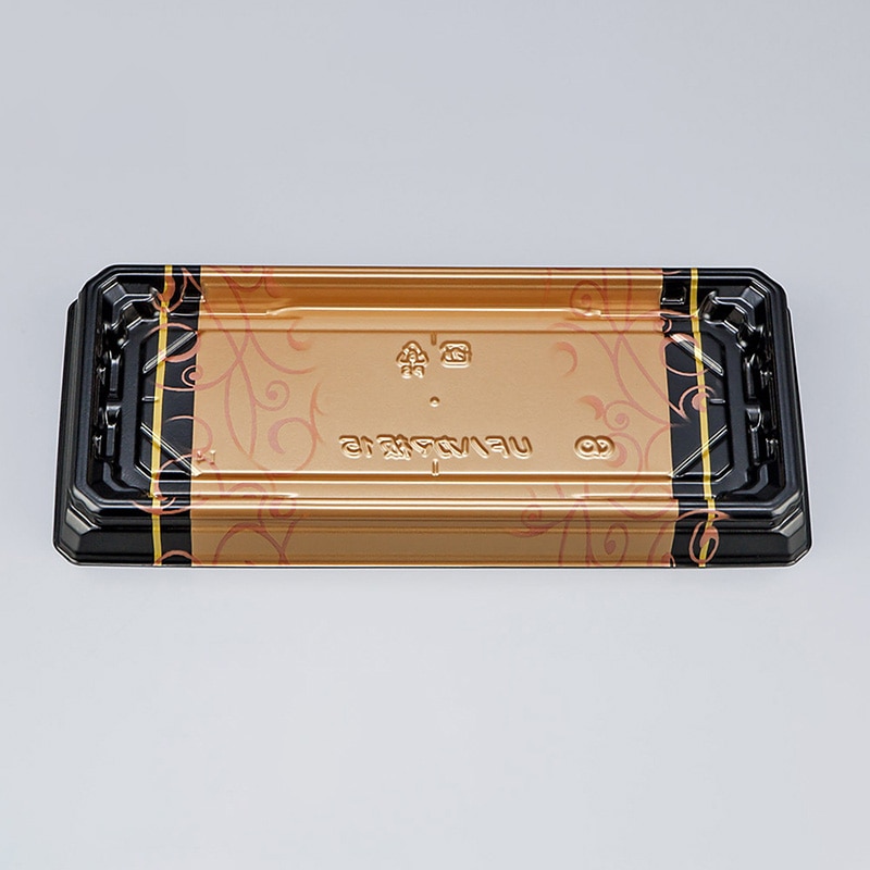 >シーピー化成 寿司容器 UFハカマ板 本体 15 みつる金 50枚/袋(ご注文単位20袋)【直送品】