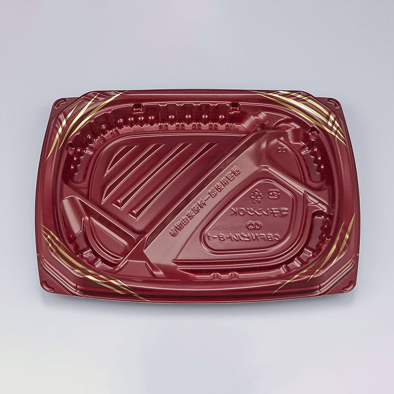 シーピー化成 弁当容器 CBFNビルト 本体 8-1ソアCR 50枚/袋(ご注文単位12袋)【直送品】