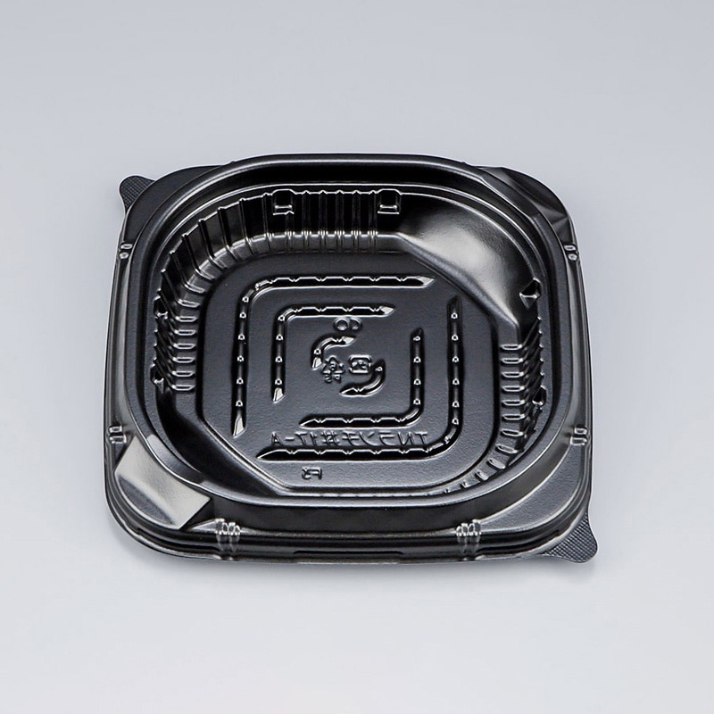シーピー化成 丼容器　TNランチ丼　中皿 17-A 黒 50枚/袋（ご注文単位12袋）【直送品】
