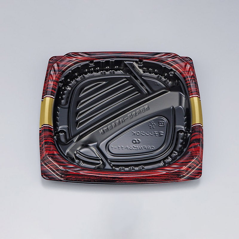 シーピー化成 弁当容器　CBFNビルト　本体  11-1ボルドG 50枚/袋（ご注文単位8袋）【直送品】