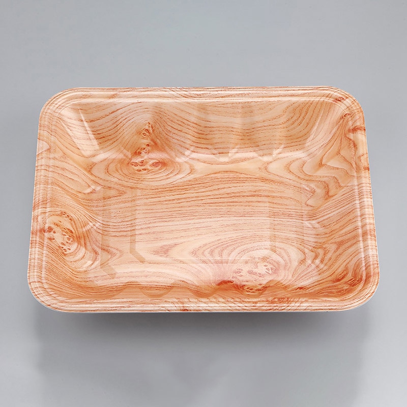 シーピー化成 精肉用トレー 新L大 24-20-38 にれ 50枚/袋(ご注文単位8袋)【直送品】