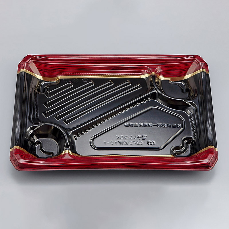 シーピー化成 弁当容器　CBFつむぎ　本体 10-1 グレイビー 50枚/袋（ご注文単位12袋）【直送品】