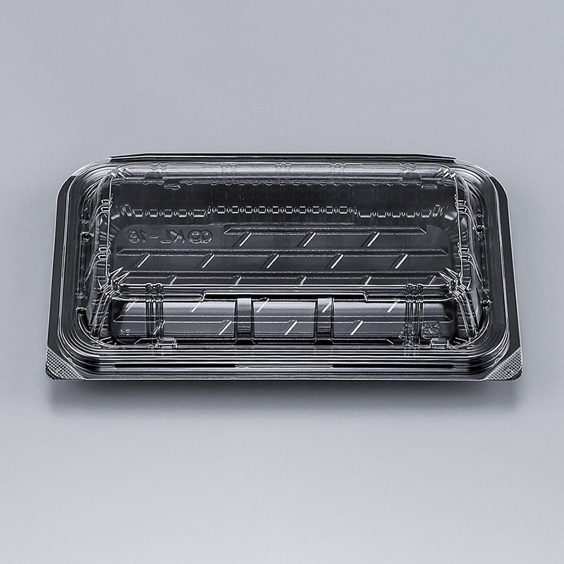 シーピー化成 嵌合フードパック KL-18 黒 50枚/袋(ご注文単位24袋)【直送品】