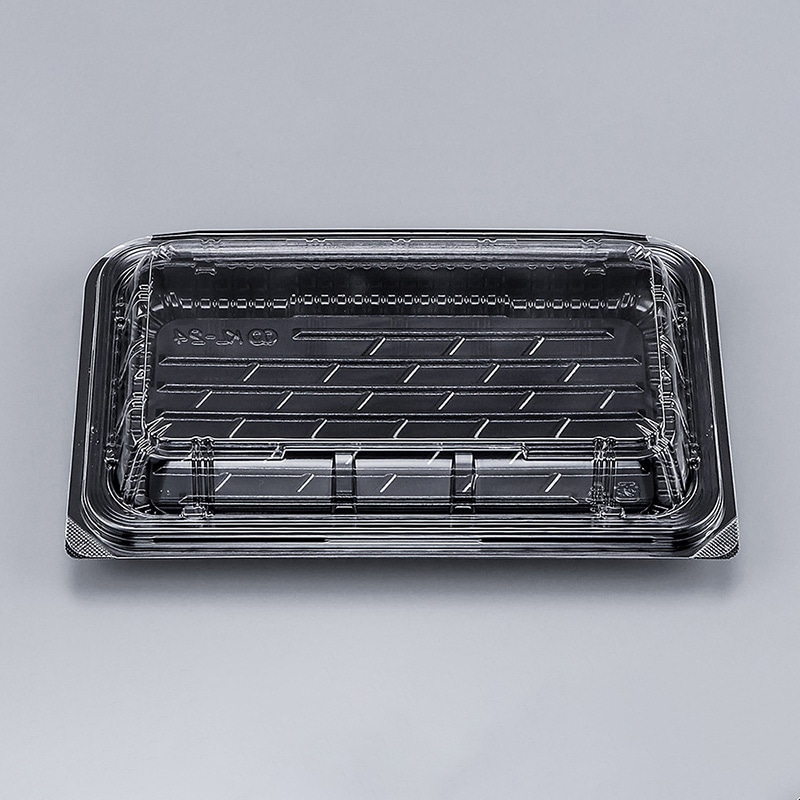 シーピー化成 嵌合フードパック KL-24 黒 50枚/袋(ご注文単位18袋)【直送品】