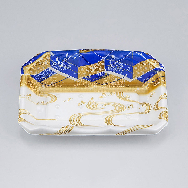 シーピー化成 刺身用トレー SFサシミ 63 海霧青 50枚/袋(ご注文単位18袋)【直送品】