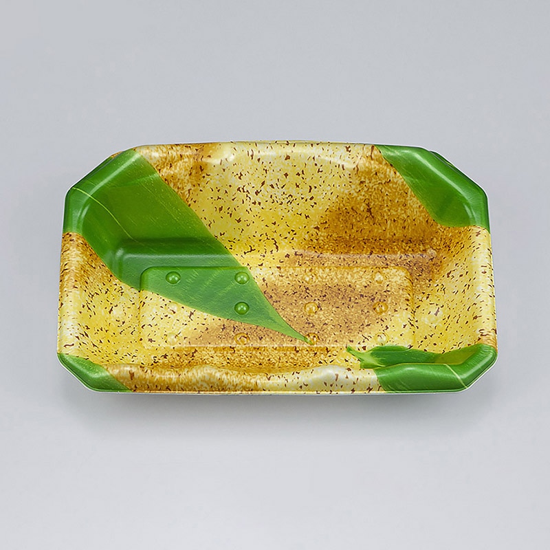 シーピー化成 刺身用トレー SFサシミ 63 笹なごみ 50枚/袋(ご注文単位18袋)【直送品】