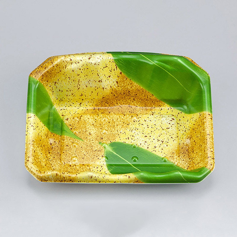 シーピー化成 刺身用トレー SFサシミ 64 笹なごみ 50枚/袋(ご注文単位16袋)【直送品】