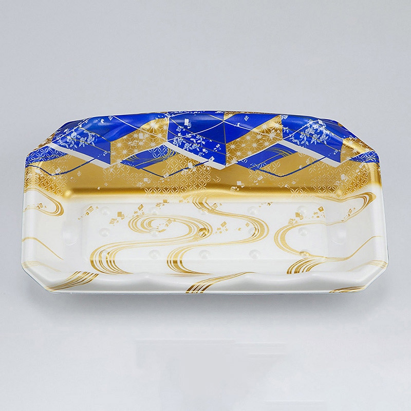 シーピー化成 刺身用トレー SFサシミ 67 海霧青 50枚/袋(ご注文単位16袋)【直送品】