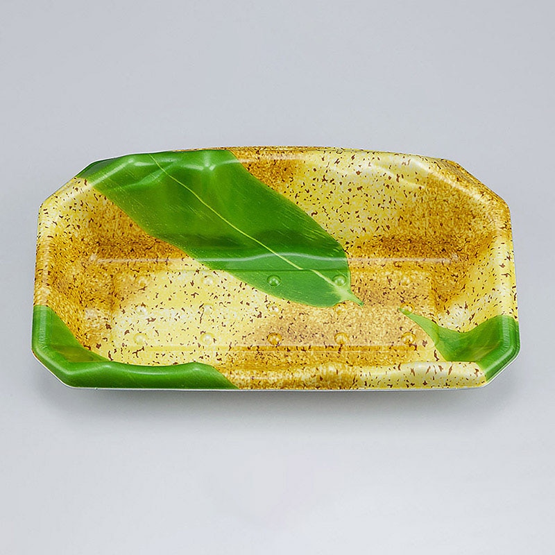 シーピー化成 刺身用トレー　SFサシミ 67 笹なごみ 50枚/袋（ご注文単位16袋）【直送品】