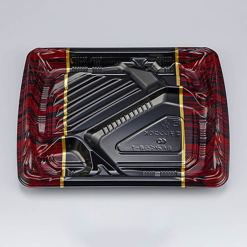 シーピー化成 弁当容器 BFみくら 本体 8-1 アーバンW 50枚/袋(ご注文単位12袋)【直送品】