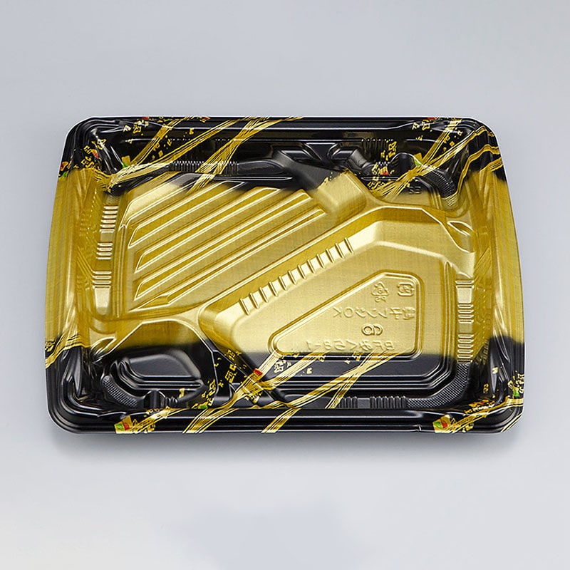 シーピー化成 弁当容器 BFみくら 本体 8-1 舞帯金 50枚/袋(ご注文単位12袋)【直送品】