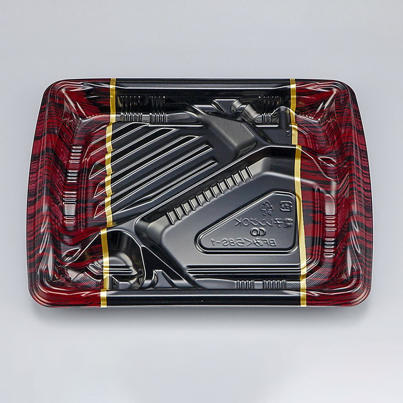 シーピー化成 弁当容器 BFみくら 本体 8S-1 アーバンW 50枚/袋(ご注文単位16袋)【直送品】