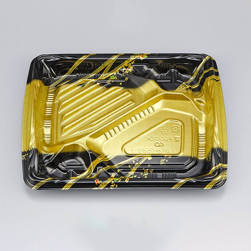 シーピー化成 弁当容器 BFみくら 本体 8S-1 舞帯金 50枚/袋(ご注文単位16袋)【直送品】