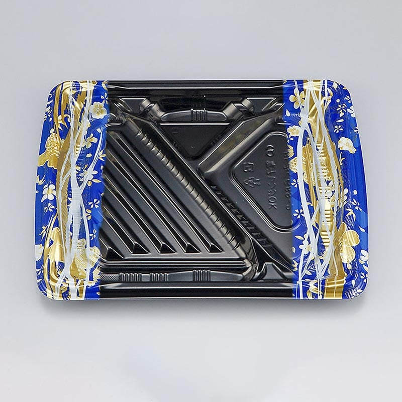 シーピー化成 弁当容器 BFみくら 本体 8S-2 春菜青 50枚/袋(ご注文単位16袋)【直送品】