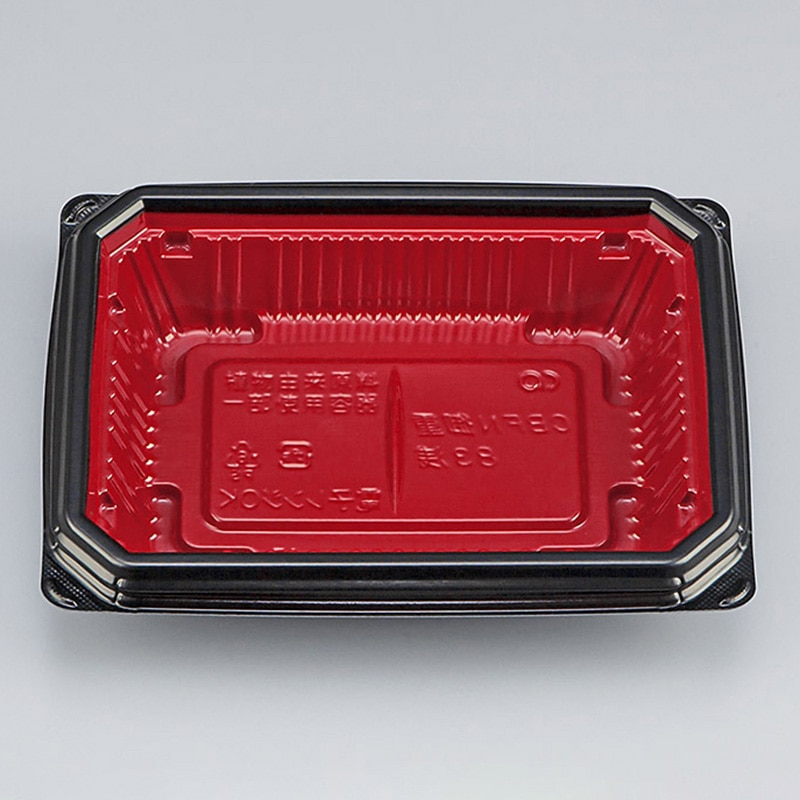 シーピー化成 丼容器 CBFN御重 本体 83浅 本漆RB 50枚/袋(ご注文単位24袋)【直送品】