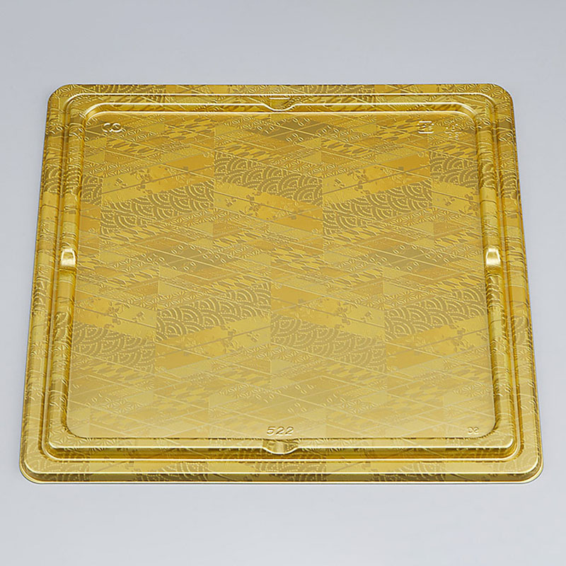 シーピー化成 弁当容器　共蓋 NU-522 真田金 20枚/袋（ご注文単位12袋）【直送品】