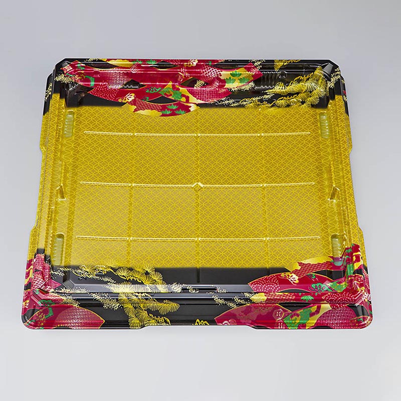 シーピー化成 寿司容器　CZハカマ桶　本体 4R（B） 松扇 10枚/袋（ご注文単位16袋）【直送品】