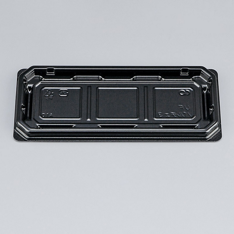 シーピー化成 和菓子容器　UFパルチェ　本体 3 黒 50枚/袋（ご注文単位24袋）【直送品】