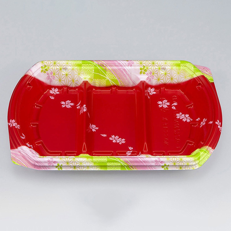 シーピー化成 弁当容器　BFN味音　本体 26-1 春茜 50枚/袋（ご注文単位12袋）【直送品】