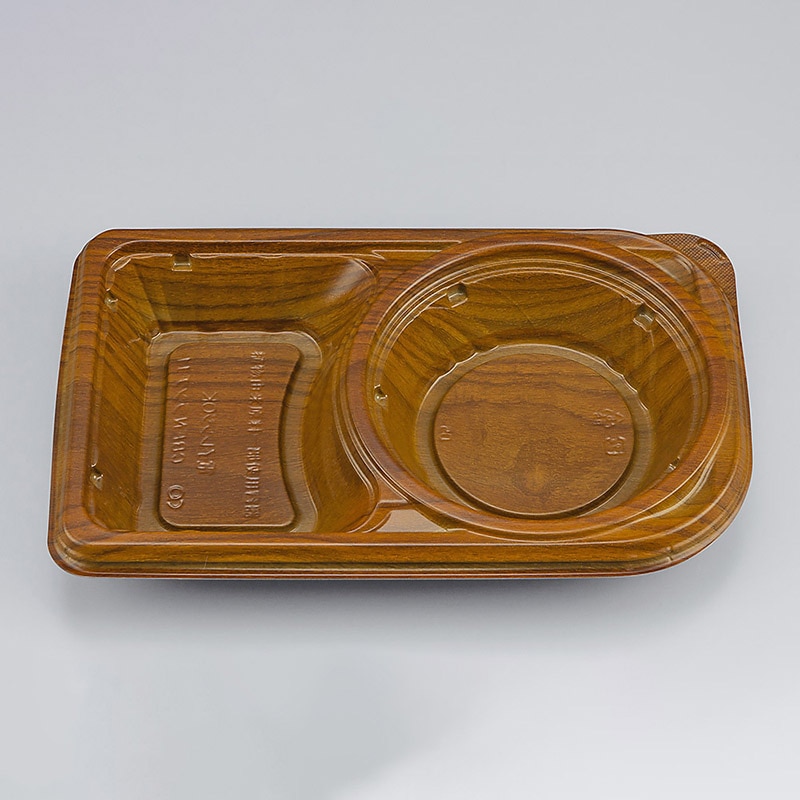 シーピー化成 弁当容器　CBFNランチ　本体  11栓木 50枚/袋（ご注文単位12袋）【直送品】