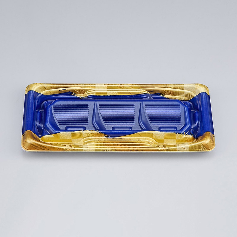 シーピー化成 刺身容器 SFうま盛段 本体 3 明和紺 50枚/袋(ご注文単位20袋)【直送品】