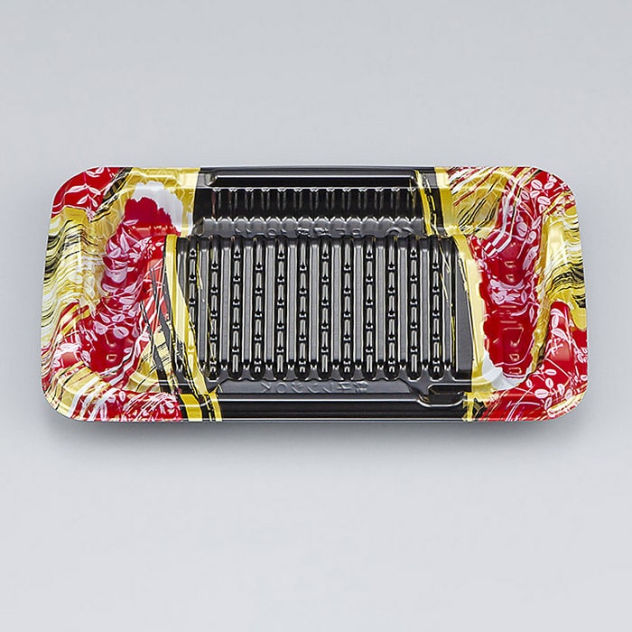 シーピー化成 惣菜容器　BF揚盛　本体 19-11 烈風赤 50枚/袋（ご注文単位24袋）【直送品】